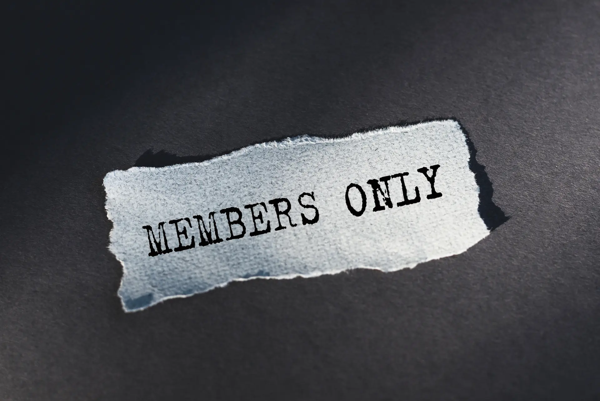 members only